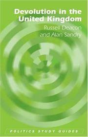 Devolution in the United Kingdom: England, Scotland, Wales and Northern Ireland Adriaan M. De Lange, Alan Sandry